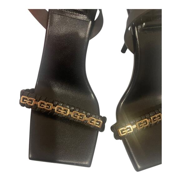 Givenchy G Sandals Square Toe Stiletto Heels Party Formal Mismatched Size 6/7 - Picture 3 of 11